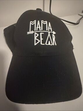 4/$15 Mama Bear  Black Cap